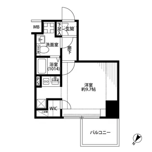 プレール・ドゥーク東京EASTⅤ【12階】の間取り