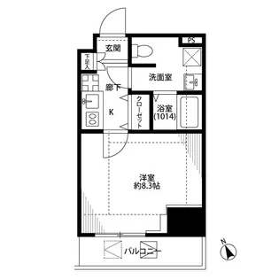 プレール・ドゥーク東京EASTⅤ【10階】の間取り
