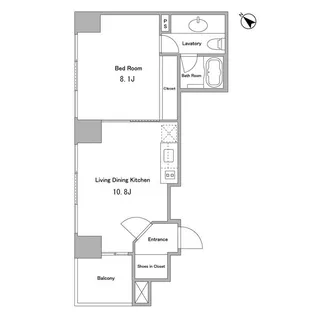 HAMILTON PLACE【6階】の間取り