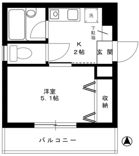 グローサリー本駒込【4階】の間取り