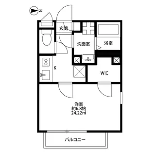 アムール武井【1階】の間取り
