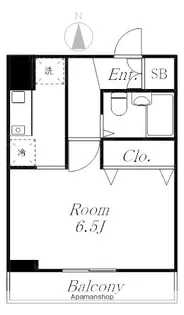 リシェス門前仲町【302号室】の間取り