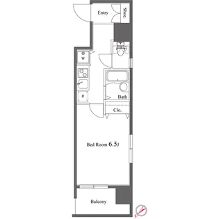 カスタリア東日本橋Ⅲ【7階】の間取り