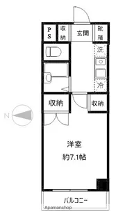アーツ芝浦【6階】の間取り