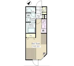 LEGALAND SENGOKU Cross【2階】の間取り
