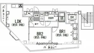 カルムメゾン丸山【3階】の間取り