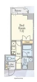 クレストコート蔵前【501号室】の間取り