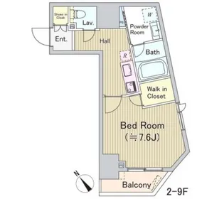 オリゼー茅場町【8階】の間取り