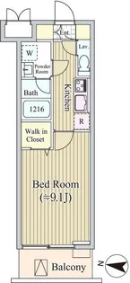 ALIVIO西麻布【8階】の間取り