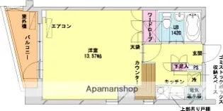 HF八丁堀レジデンスⅡ【12階】の間取り