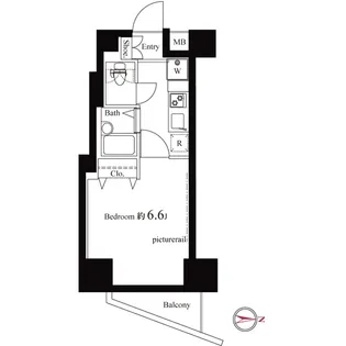 ヴェルト西大島グラーセ【10階】の間取り