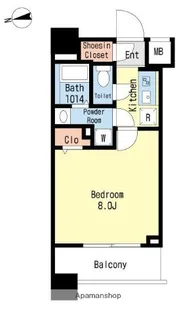 ジェノヴィア大島駅スカイガーデン【4階】の間取り