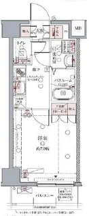 クレヴィスタ亀戸Ⅱ【3階】の間取り