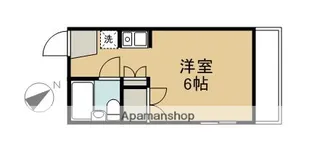 1Rの間取り画像