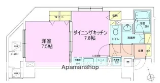 銀座レジデンス参番館【3階】の間取り