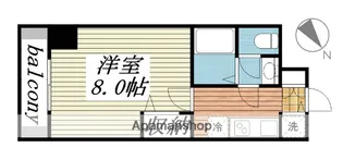 メゾン・ド・ヴィレ日本橋浜町【6階】の間取り