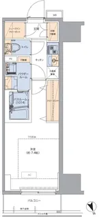 トラディティオ門前仲町【12階】の間取り
