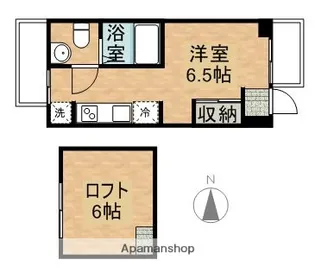ハイサルーンワン【301号室】の間取り