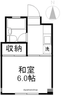 山越ビル【4階】の間取り