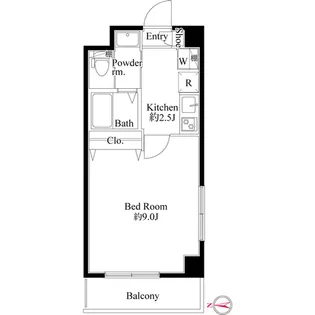 グラウンデュークス本所【6階】の間取り