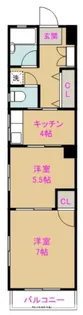 プロスパーハイツ【401号室】の間取り