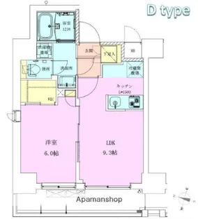 清澄白河レジデンス参番館【8階】の間取り