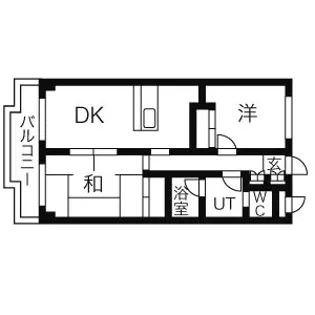 クレセントパレス【2階】の間取り