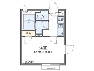 クレイノ志賀屋【2階】の間取り