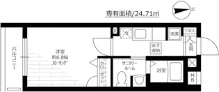 アルテールA棟【1階】の間取り