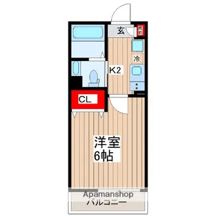 エルスタンザ亀戸【3階】の間取り