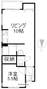 ハイツ協和【5階】の間取り