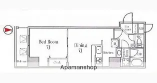 フレールコート錦糸公園【4階】の間取り