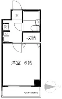 石川ハイツ【403号室】の間取り