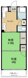 川出マンション【305号室】の間取り