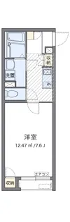 クレイノプランロード春江【1階】の間取り