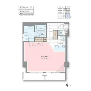 ホテル&レジデンス六本木 住居(7F借上)【7階】の間取り