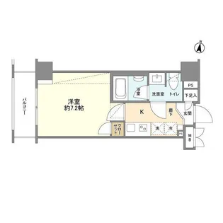 東急ドエル・グラフィオ麹町【3階】の間取り