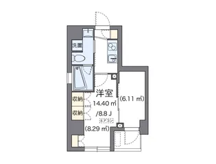 LOVIE銀座東【4階】の間取り