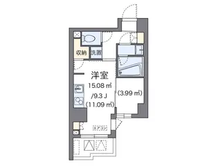 LOVIE銀座東【9階】の間取り