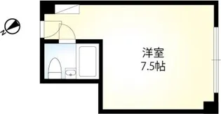 秀和赤坂レジデンシャルホテル650号室【6階】の間取り