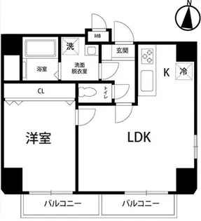 東京都墨田区業平4丁目【マンション】の間取り