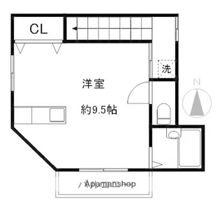徳江ハイツ【2階】の間取り