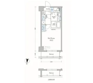 アーバネックス森下Ⅱ【3階】の間取り