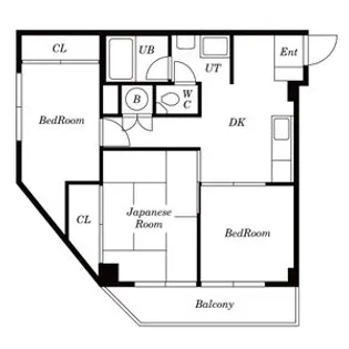 グランディール麻布十番【3階】の間取り