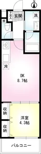 センターパレス【1階】の間取り