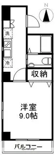 ライヴス森下スタジオ【6階】の間取り