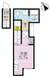 アビターレ根津【2階】の間取り