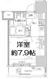 ルフレ深川イースト【5階】の間取り