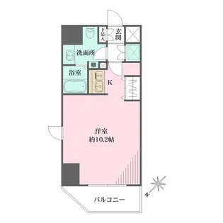 ラヴィーナ北上野【5階】の間取り