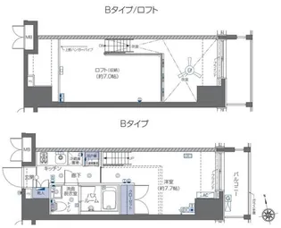 ZOOM六本木【6階】の間取り